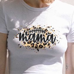 Football Mama SVG PNG Leopard