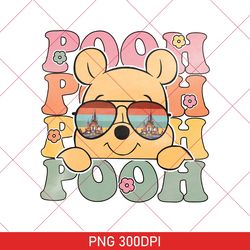 Vintage Winnie The Pooh PNG, Retro Winnie Pooh and Friends PNG, Class Pooh and Co PNG, Disney Woman PNG, Disneyland PNG