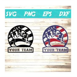 Wrestling Team Logo SVG