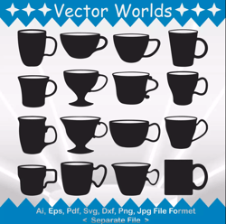 Coffee Mug svg, Coffee Mugs svg, Coffee, Mug, SVG, ai, pdf, eps, svg, dxf, png, Vector