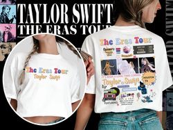 Double Side Houston Night 1 Taylor Swift Eras Tour 2023 T-Shirt, Swiftie Merch Shirt Gift for Fans