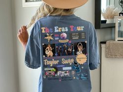 Double Side Nashville Night 2 Taylor Swift Eras Tour 2023 T-Shirt, Swiftie Merch Shirt Gift for Fans