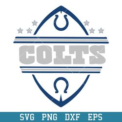 Indianapolis Colts Monogram Logo Svg, Indianapolis Colts Svg, NFL Svg, Png Dxf Eps Digital File