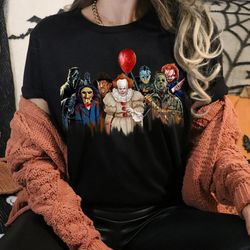 Horror Characters Shirt Horror Movie Killer Shirt Gildan Shirt