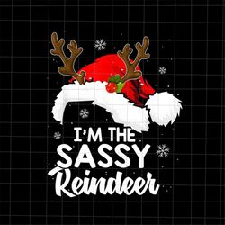 I'm The Sassy Reindeer Png, Reindeer Santa Christmas Light Png, Reindeer Xmas Png, Reindeer Christmas Png, Reindeer Sant
