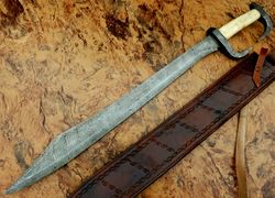 spartan-sword  of King Leonidas Sword ! Hunting Ancient Greek Sword With Sheath Gift For Him