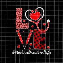 Love Stethoscope Heart Medical Assistant Png, Nurse Valentine's Png, Hat Nurse Love Nursing Png, Valentine's Day Nurse P