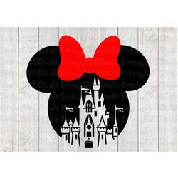 SVG DXF File for Castle Minnie