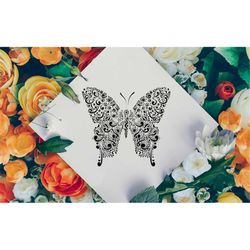 Butterfly SVG set, 3 Designs of Butterflies SVG, Butterfly Clipart