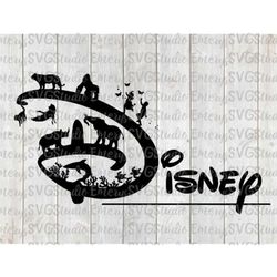 SVG DXF PNG Pdf File for Mickey at Animal Kingdom