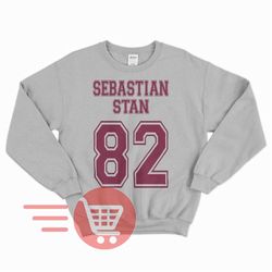 Sebastian Stan Sweatshirt Sebastian Stan 82 Sweater Bucky Barnes Sweatshirt Bucky Barnes 1982 birthday Poster T-shirt Un
