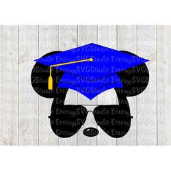 SVG DXF File for Graduation Mickey
