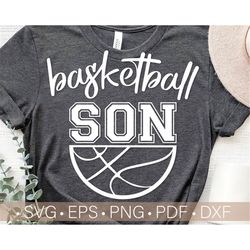 Basketball Son Svg, Basketball Mom Svg Cut File,Basketball Svg,Basketball Shirt Vector Design,Fall Sports Mom,Svg Vector