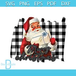 merry christmas gift png, christmas png, plaid background png