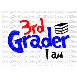 SVG  DXF File for 3rd Grader I am