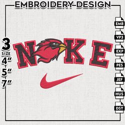 Nike Lamar Cardinals Embroidery Designs, NCAA Embroidery Files, Lamar Cardinals Machine Embroidery Files, NCAA Designs