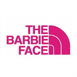 the barbie face embroidery designs, barbie font embroidery pattern for girls 6 size instant download