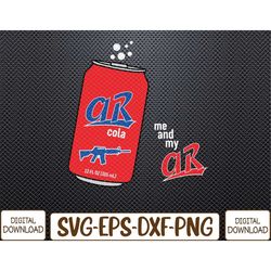 AR15 Gun Cola Parody Soda Svg, Eps, Png, Dxf, Digital Download