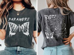 Comfort Colors Paramore Butterfly Album T-Shirt, Paramore Tattoo
