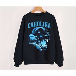 Carolina Football Mascot Vintage  Bootleg Black Sweatshirt, Carolina Football Team Classic Vintage Shirt, Retro American