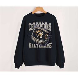 baltimore football champions vintage black sweatshirt, baltimore football team shirt, retro american football sweatshirt