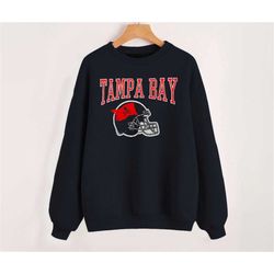 Vintage Tampa Bay Football Helmet Classic Black Sweatshirt, Tampa Bay Football Team Vintage Shirt, Retro American Footba