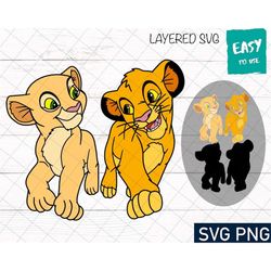 Lion SVG, Cricut svg, Clipart, Layered SVG King, Files for Cricut, Christmas svg, Cut files, Silhouette, T Shirt, Print