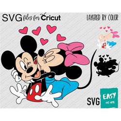 Love SVG Valentine's day, Cricut svg, Layered SVG, Files for Cricut, Cut files, Silhouette, T Shirt svg, kiss svg png Cl