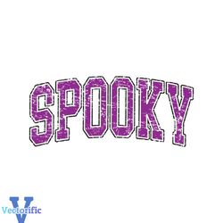 Retro Halloween Spooky Season Varsity SVG Cutting File