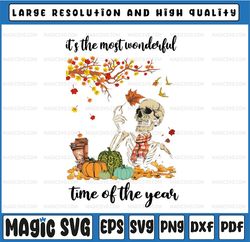 It's The Most Wonderful Time Of The Year Halloween Fall Autumn Season PNG, /Png Printable/ Sublimation Printing