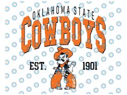 Vintage 90's Oklahoma State Cowboys Svg, Oklahoma StateSvg ,Vintage Style University Of Oklahoma State Png Svg dxf NCAA
