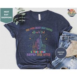 Happily Ever After Magic Kingdom Tour Shirt, Disneyworld Tee, Disney Castle, Disney Family Tee