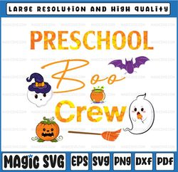 Preschool boo crew PNG, Halloween Teacher, Kids halloween printable, Halloween Party, Pumpkin png, Preschool Halloween