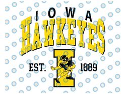 Vintage 90's Iowa Hawkeyes Svg, Iowa Svg, Vintage Style University Of Iowa Png Svg dxf NCAA Svg, NCAA Sport Svg, Digital