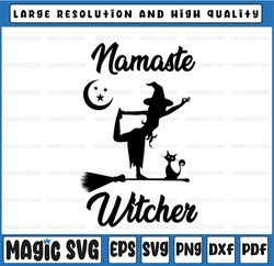 Namaste Witches svg | Halloween svg | Yoga svg | Women Yoga Svg Png | Halloween svg png