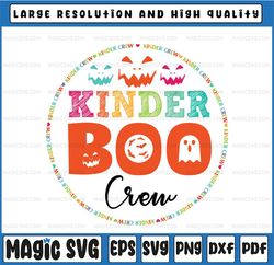 Kindergarten Boo Crew PNG, 1st Grade Boo Crew Png, Boo Crew Png, Halloween Png, Halloween svg  For Kids, Teacher, Studen