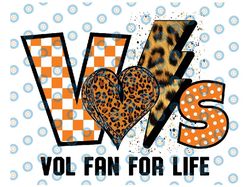 Tennessee Vols PNG, Vol Fan for Life, VFL Png, Tennessee Png, Tennessee Volunteers Png, UT Vols Png, NCAA Png