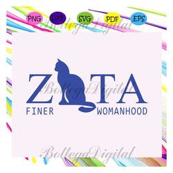 Finer womanhood, Zeta svg, 1920 zeta phi beta, Zeta Phi beta svg, Z phi B, zeta shirt, zeta sorority, sorority svg, soro