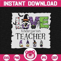 Love Being Called Kindergarten Teacher Png, Halloween Gift For Teacher, Halloween Teacher Appreciation Png, Halloween