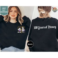 100 Years of Disney Sweatshirt,  Mickey & Minnie Mouse Sweatshirt , Disney 100 years Sweatshirt , 100 Year Anniversary