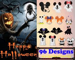 Disney Mickey Halloween SVG, Bundle Halloween SVG, PNG, DXF, PDF, JPG,...