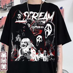 Ghost Face 90s Vintage Shirt, Ghost Face Shirt, Ghost Face Tee, Scream V2