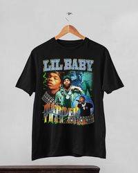 lil baby graphic bootleg tee, lil baby shirt, bootleg shirt, vintage style