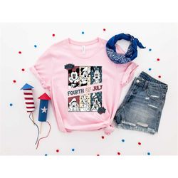 Mickey Mouse and Friends 4th of July Shirt, Disney Freedom, Disney 4th Of July Shirt, Disney Independence Shirt, 4th Of