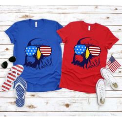Patriotic Eagle Shirt,4th of July Shirt, Independence Day, USA Flag Tee, Eagle Merica Shirt, Freedom Shirt, Funny 4th Of