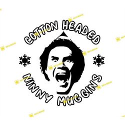 Buddy The Elf, Cotton Headed Ninny Muggins | SVG PNG | Silhouette Cricut Cutting Ready Instant Download