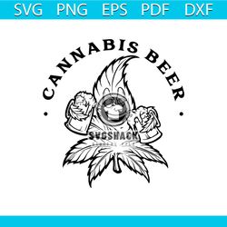 cannabis leaf joint beer svg, cannabis svg, cannabis leaf svg