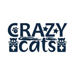 Crazy cat svg, Pet Svg, Cat Svg, Cat lover Svg, Cute Cats Svg