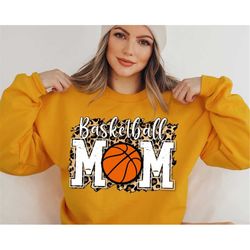 Basketball Mom Png, Basketball Png Shirt Design, Basketball Mama Clipart, 300 DPI Image Transfer DTG, Basketball Clipart
