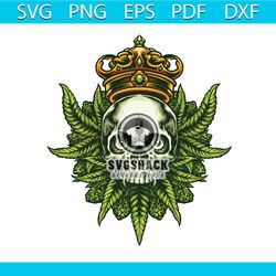 king cannabis skull svg, cannabis svg, king cannabis svg, weed svg